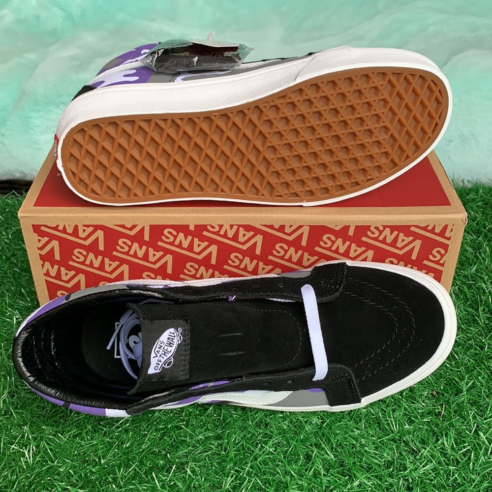 VANS SK8-Hi REISSUE POP CAMO Black/Heliotro WMNS - Picture 3 of 12